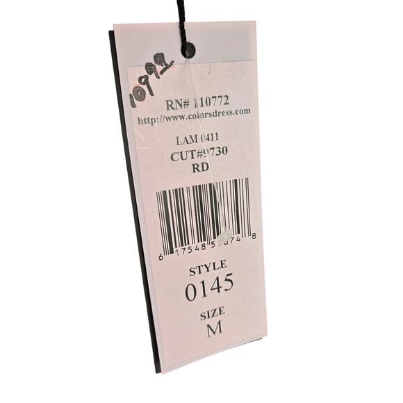 NWT Women's Colors Semi Formal Dress Medium  Fits Like Small S Party Junior Prom - Picture 4 of 7